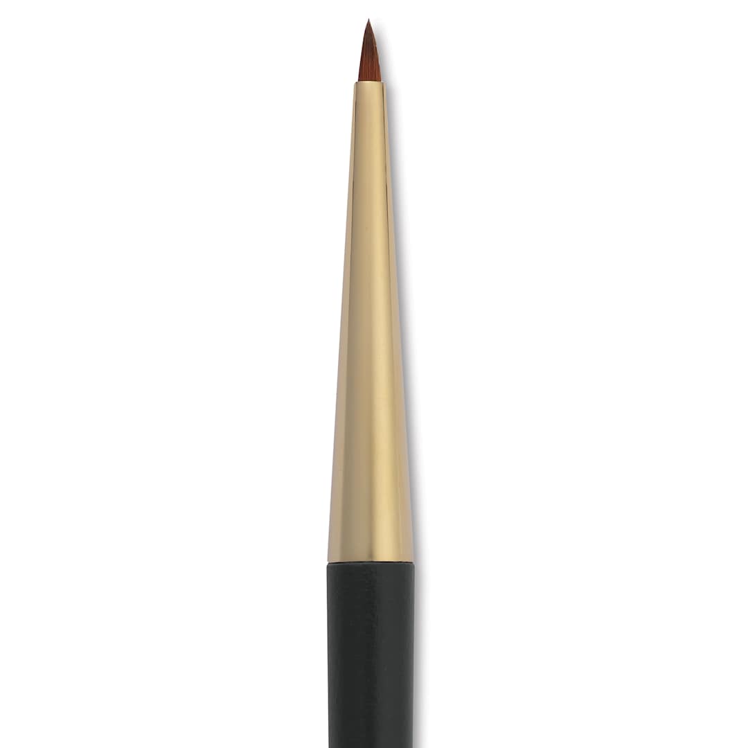 Open in modal - Isabey Isagold Synthetic Brush - Spotter, Short Handle, Size 4, close-up