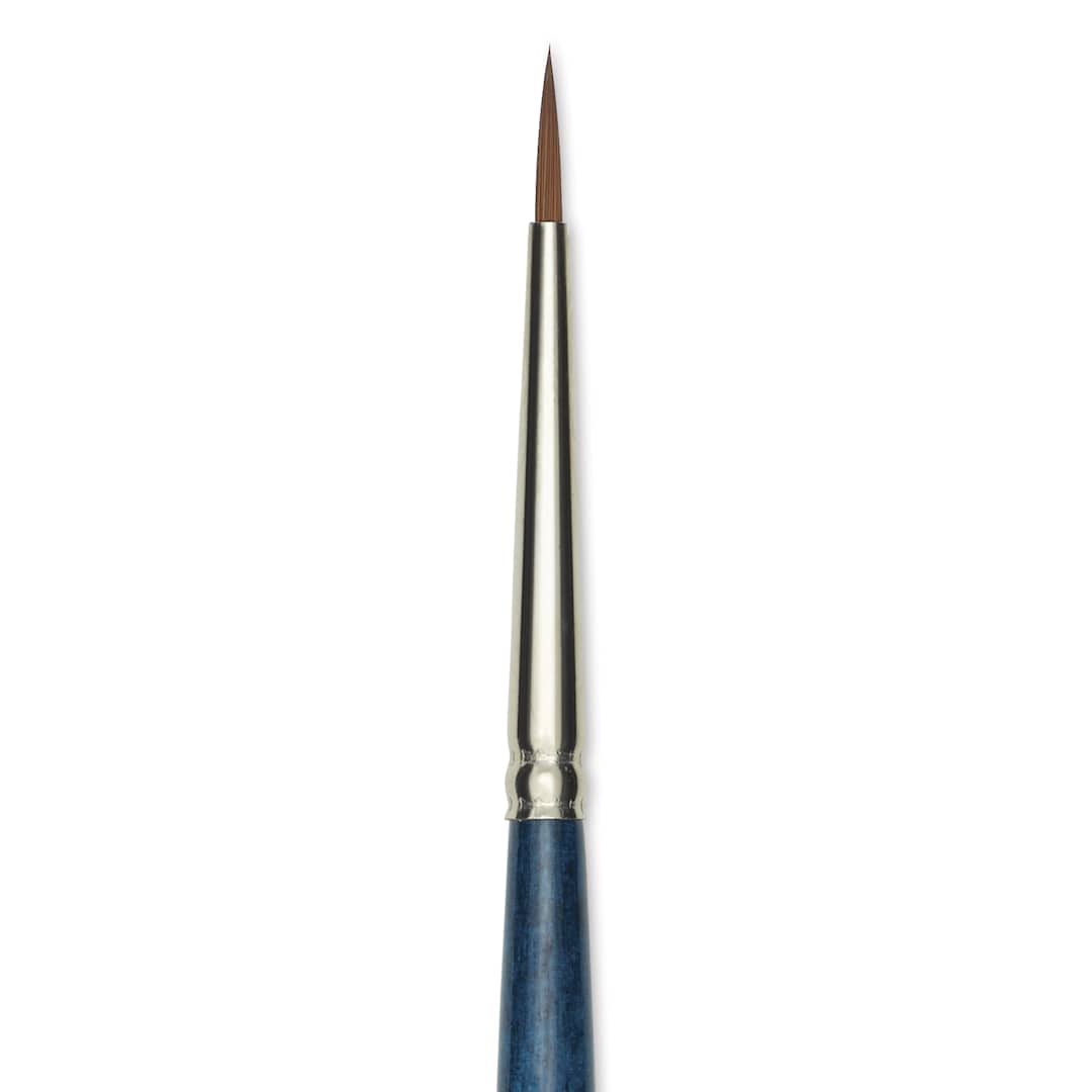 Open in modal - Silver Brush BelleAqua Brush - Round, Short Handle, Size 1, close-up