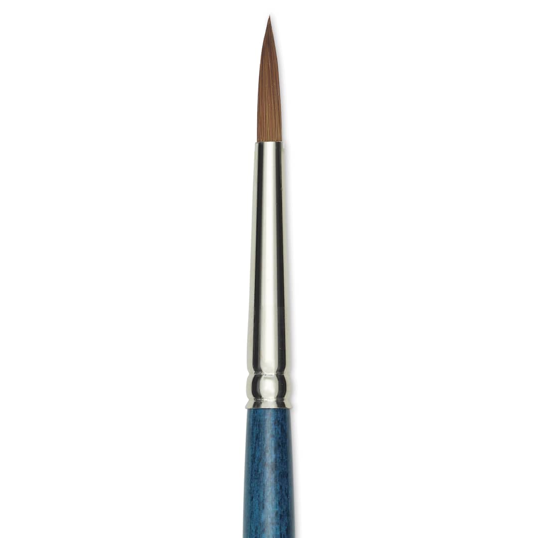 Open in modal - Silver Brush BelleAqua Brush - Round, Short Handle, Size 10, close-up