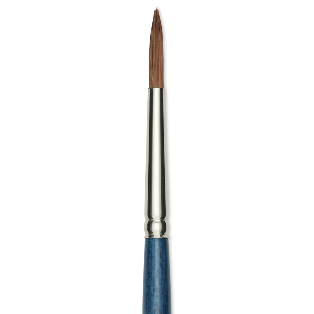 Open in modal - Silver Brush BelleAqua Brush - Round, Short Handle, Size 12, close-up