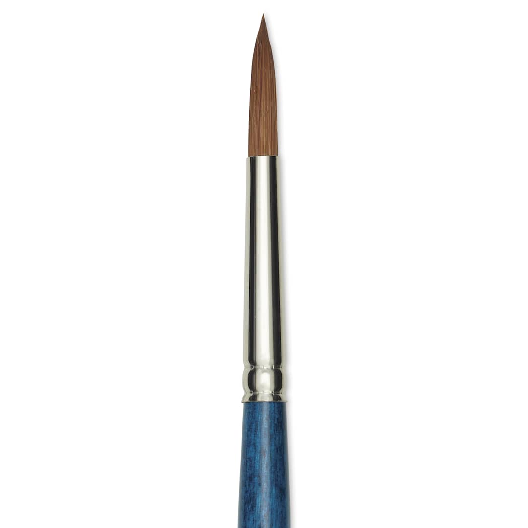 Open in modal - Silver Brush BelleAqua Brush - Round, Short Handle, Size 16, close-up