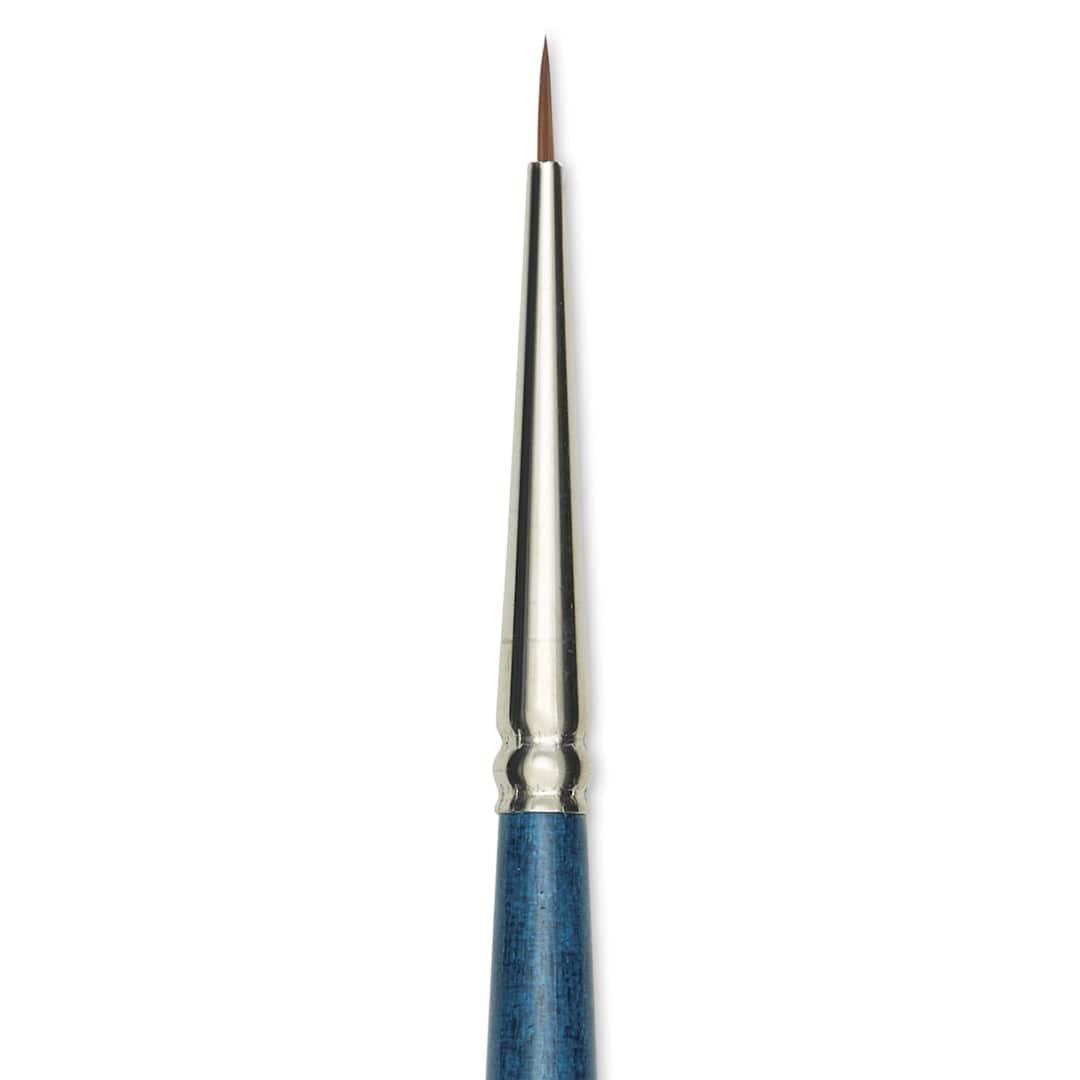 Open in modal - Silver Brush BelleAqua Brush - Round, Short Handle, Size 5/0, close-up