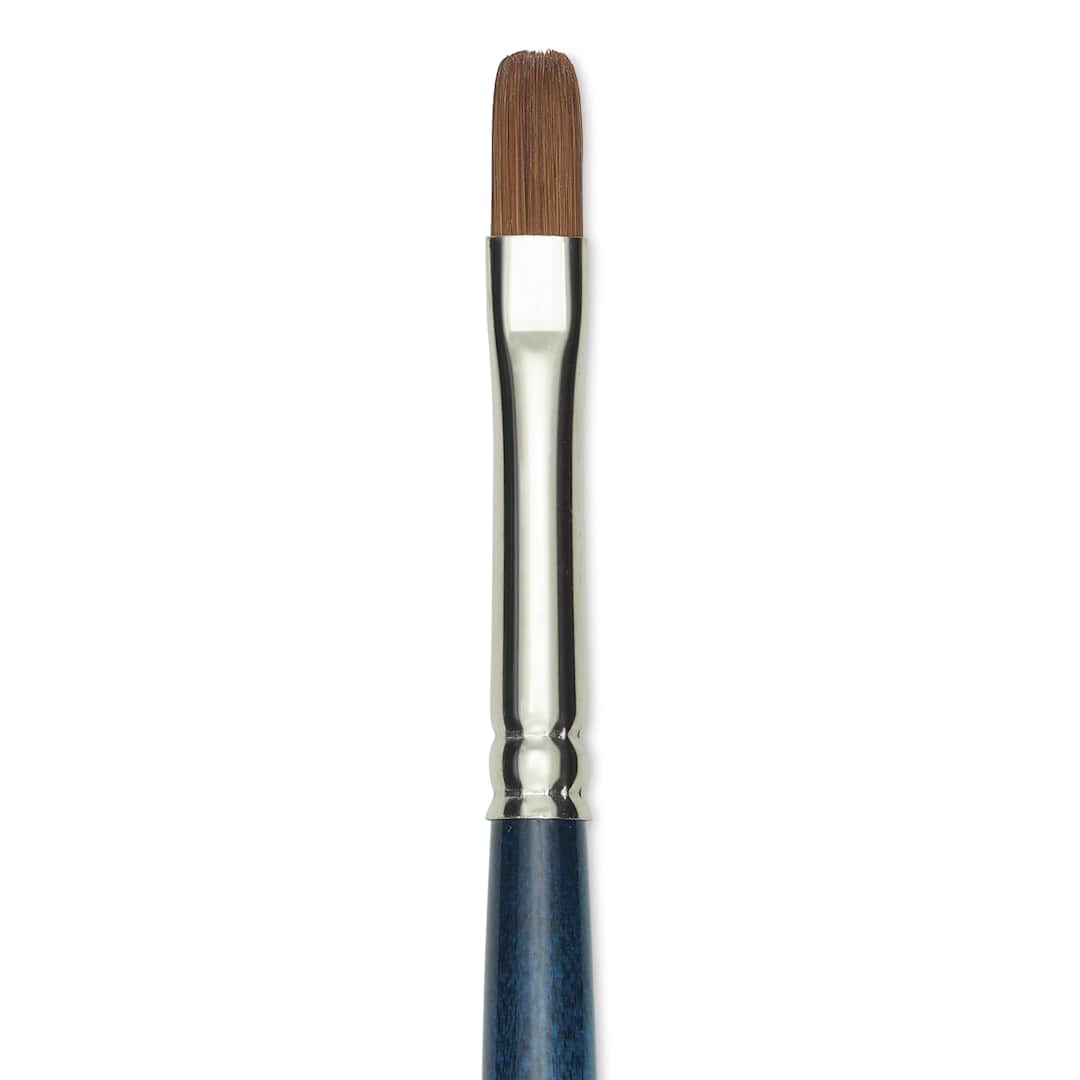 Open in modal - Silver Brush BelleAqua Brush - Bright, Short Handle, Size 6, close-up