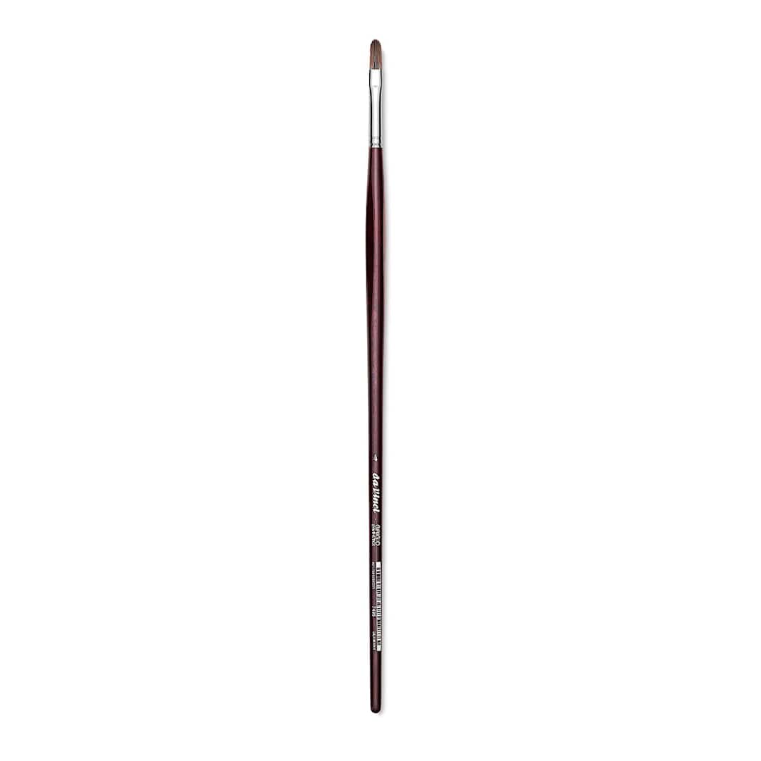 Open in modal - Da Vinci Grigio Synthetic Brush - Filbert, Long Handle, Size 4