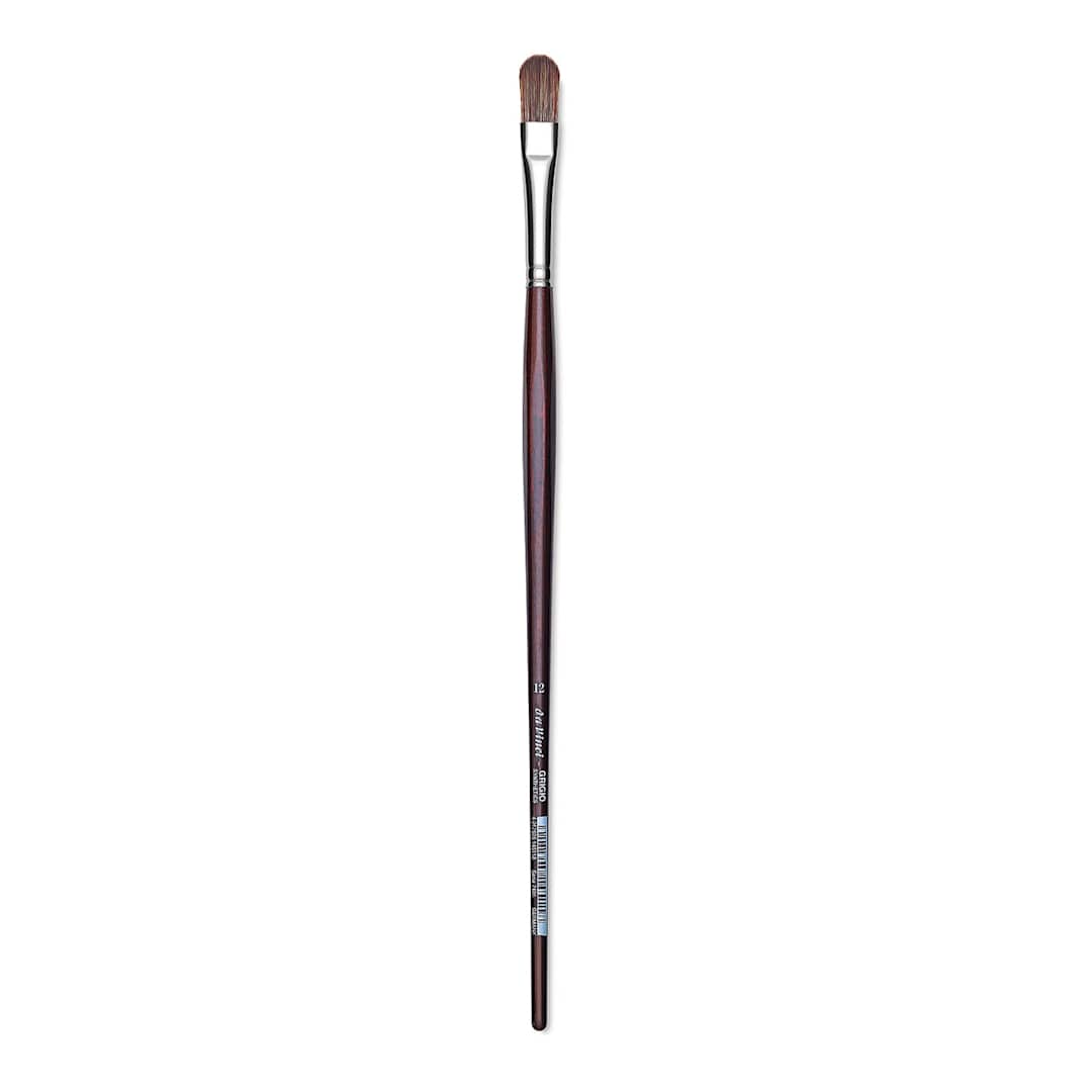 Open in modal - Da Vinci Grigio Synthetic Brush - Filbert, Long Handle, Size 12