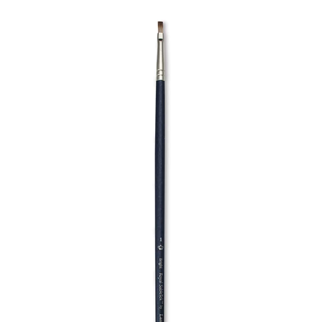 Open in modal - Royal & Langnickel SableTek Brush - Bright, Long Handle, Size 1