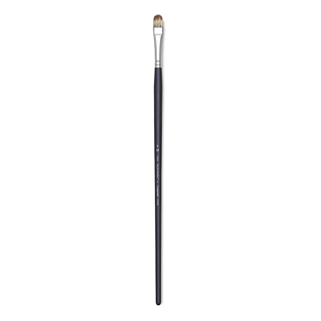 Open in modal - Royal & Langnickel SableTek Brush - Filbert, Long Handle, Size 8