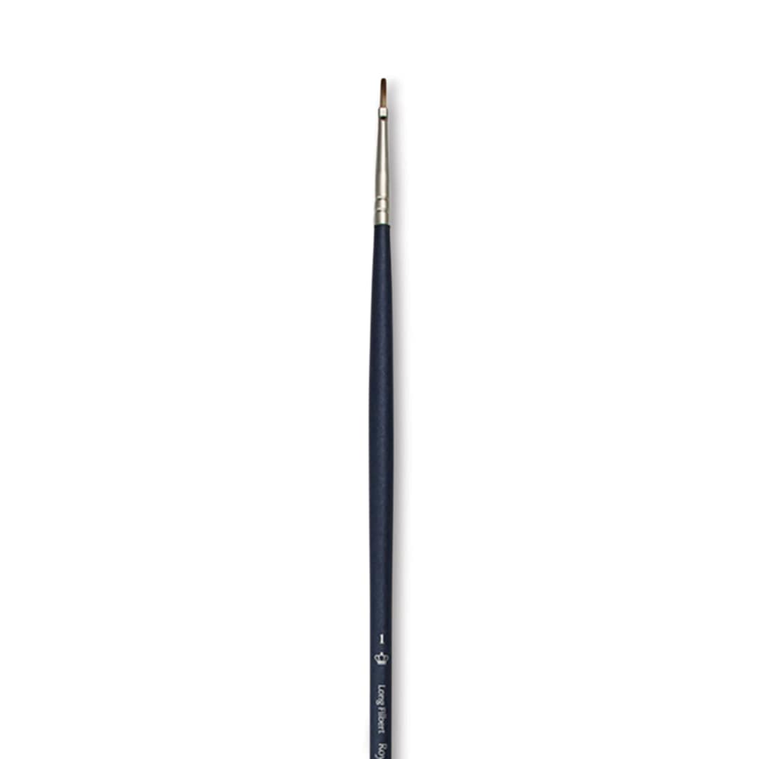 Open in modal - Royal & Langnickel SableTek Brush - Long Filbert, Long Handle, Size 1