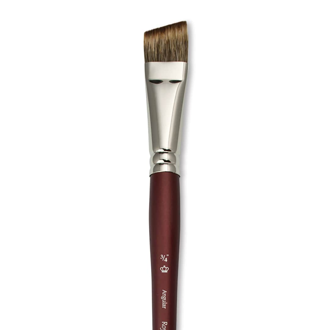 Open in modal - Royal & Langnickel SableTek Brush - Angular, Short Handle, 3/4"