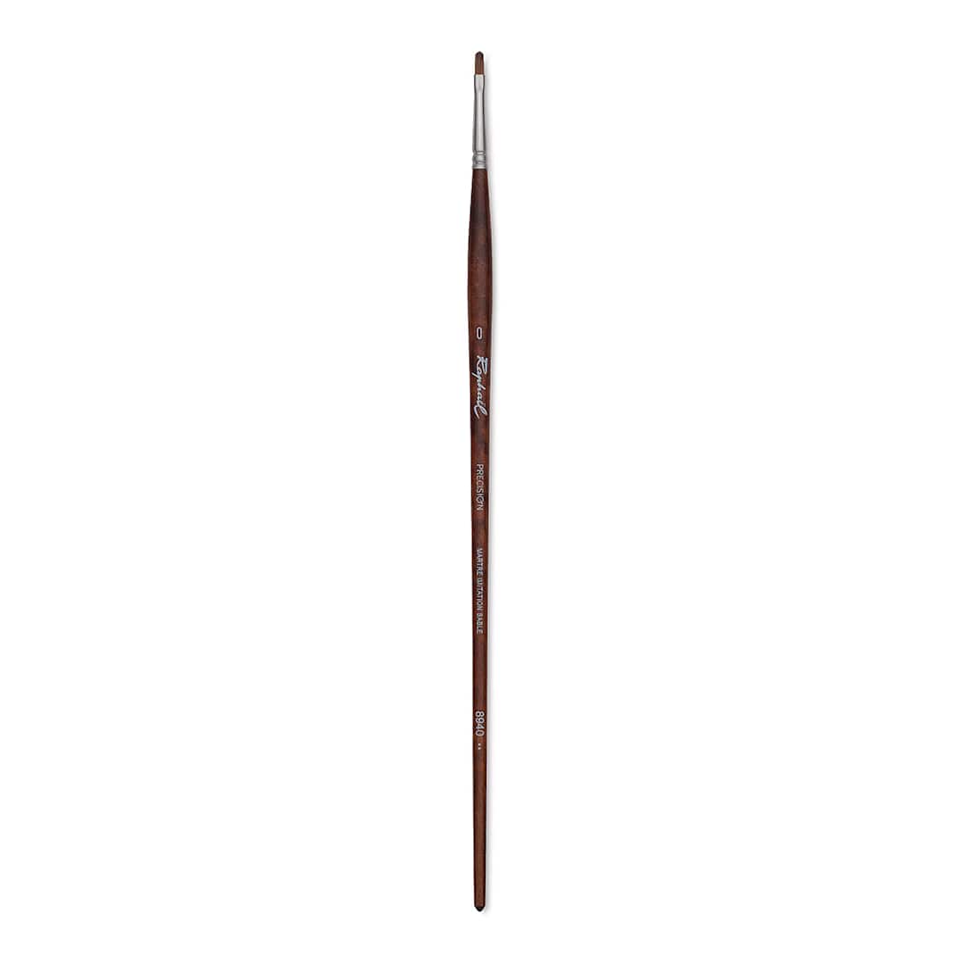 Open in modal - Raphaël Precision Brush - Filbert, Size 0, Long Handle