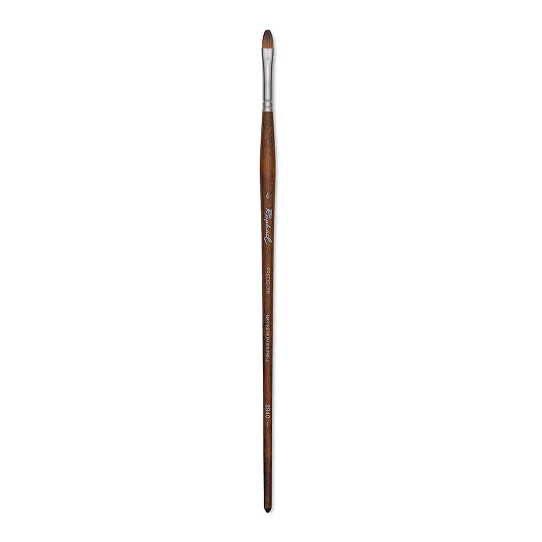 Open in modal - Raphaël Precision Brush - Filbert, Size 4, Long Handle