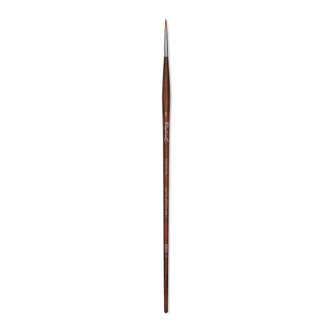 Open in modal - Raphaël Precision Brush - Round, Size 0, Long Handle