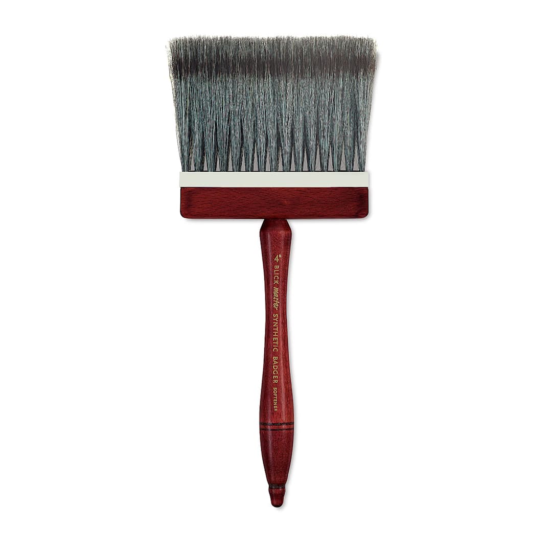 Open in modal - Blick Master Synthetic Badger Brush - Softener, 4"