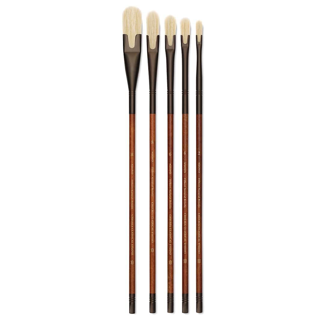 Open in modal - Chelsea Classical Studio Nuovo Brush System - Filbert Brushes