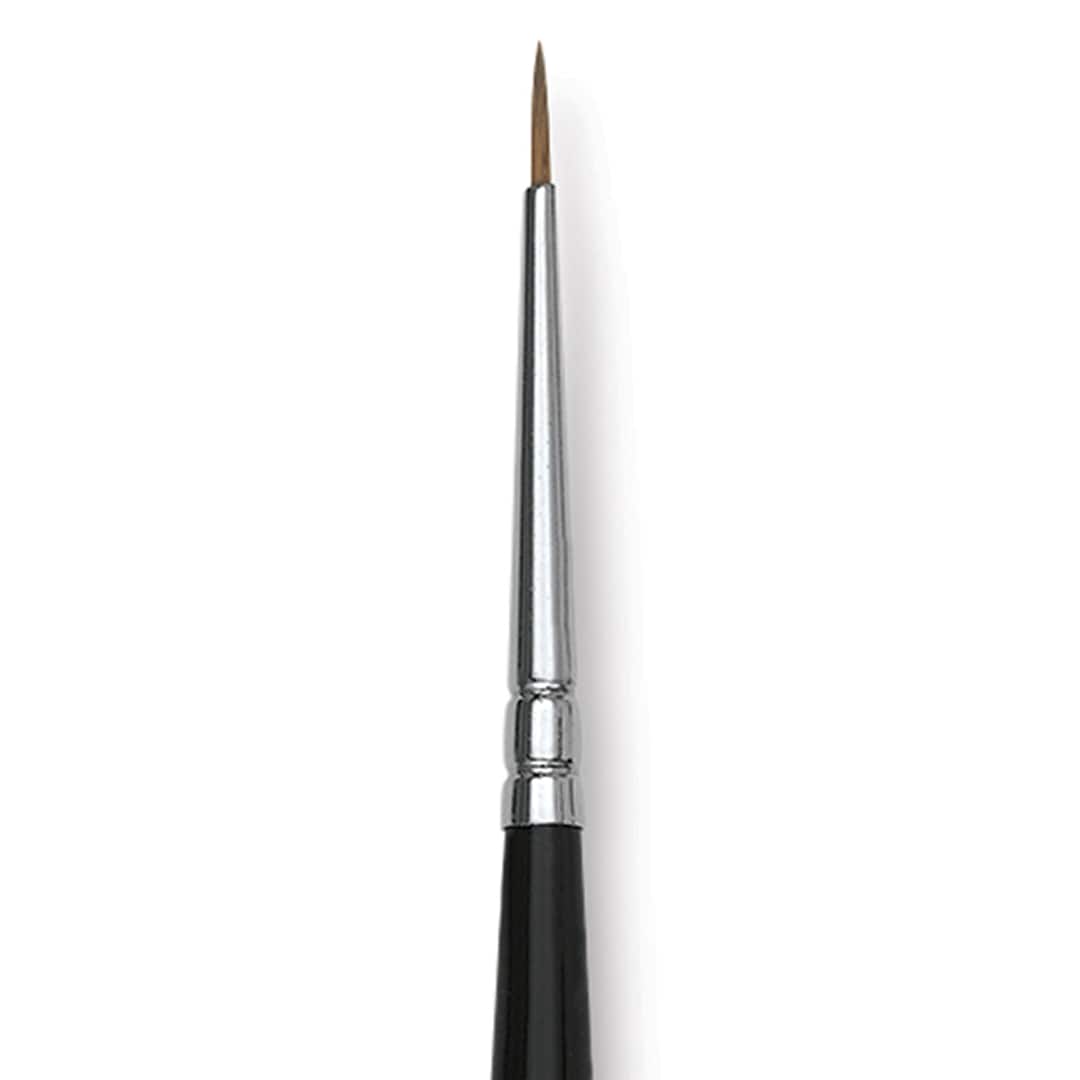 Open in modal - Da Vinci Ussuri Red Sable Series 36 Watercolor Brush - Round, Size 4/0 close up