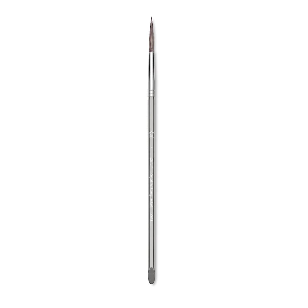 Open in modal - Royal & Langnickel Zen Synthetic Watercolor Brush - Script Liner, Size 6