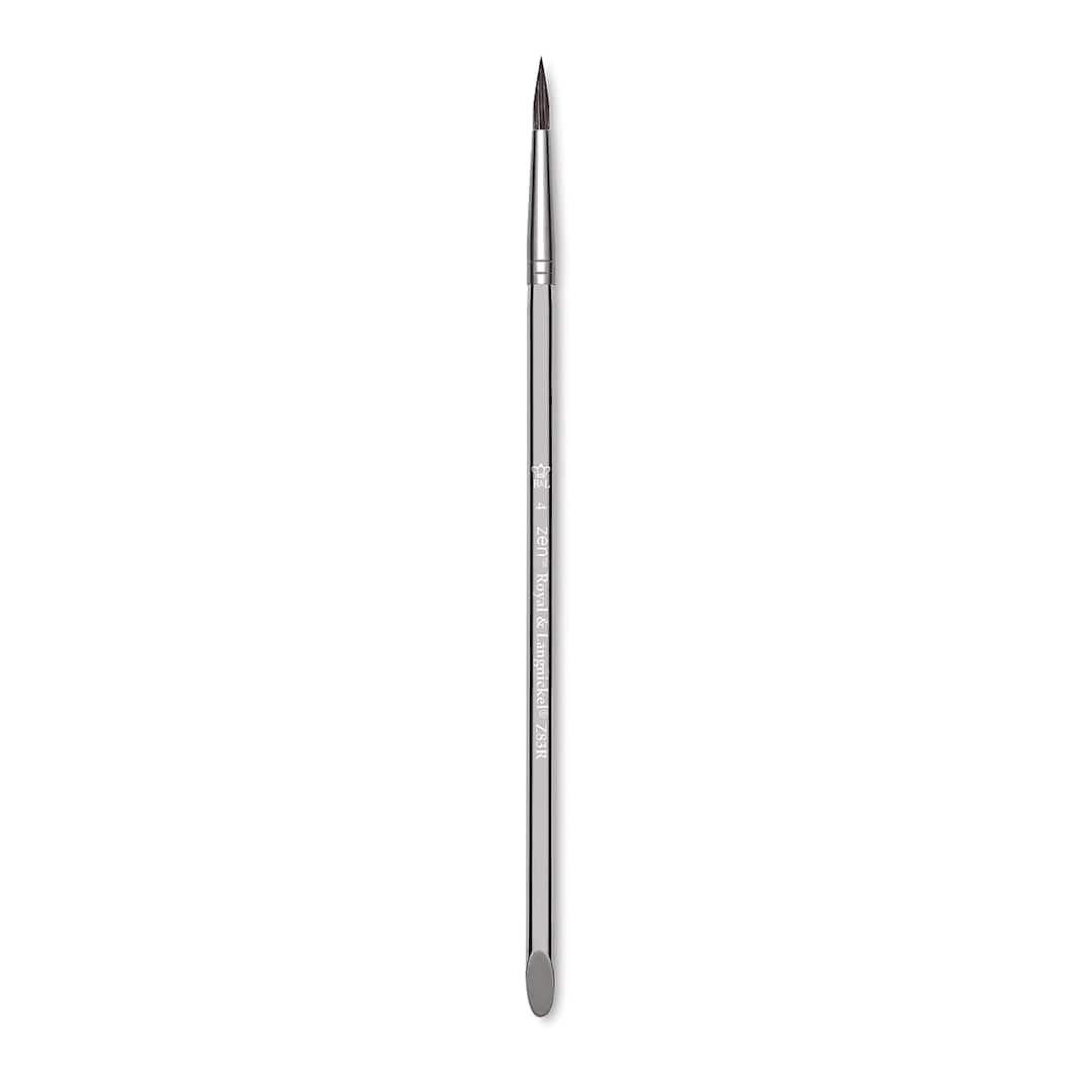 Open in modal - Royal & Langnickel Zen Synthetic Watercolor Brush - Round, Size 4