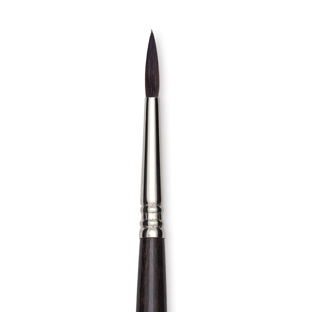Open in modal - Escoda Último Synthetic Squirrel Brush - Round, Size 4 (close-up)