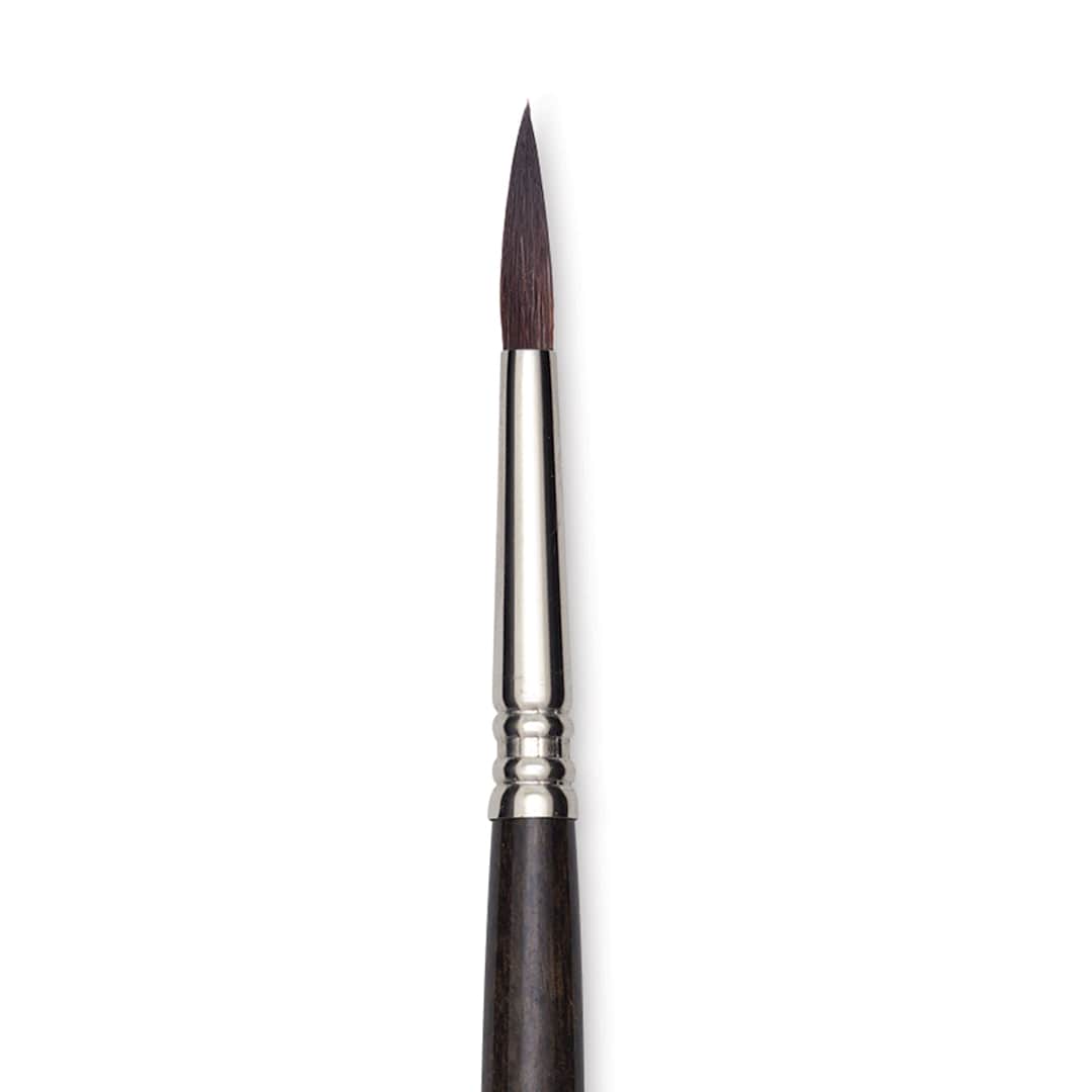 Open in modal - Escoda Último Synthetic Squirrel Brush - Round, Size 6 (close-up)