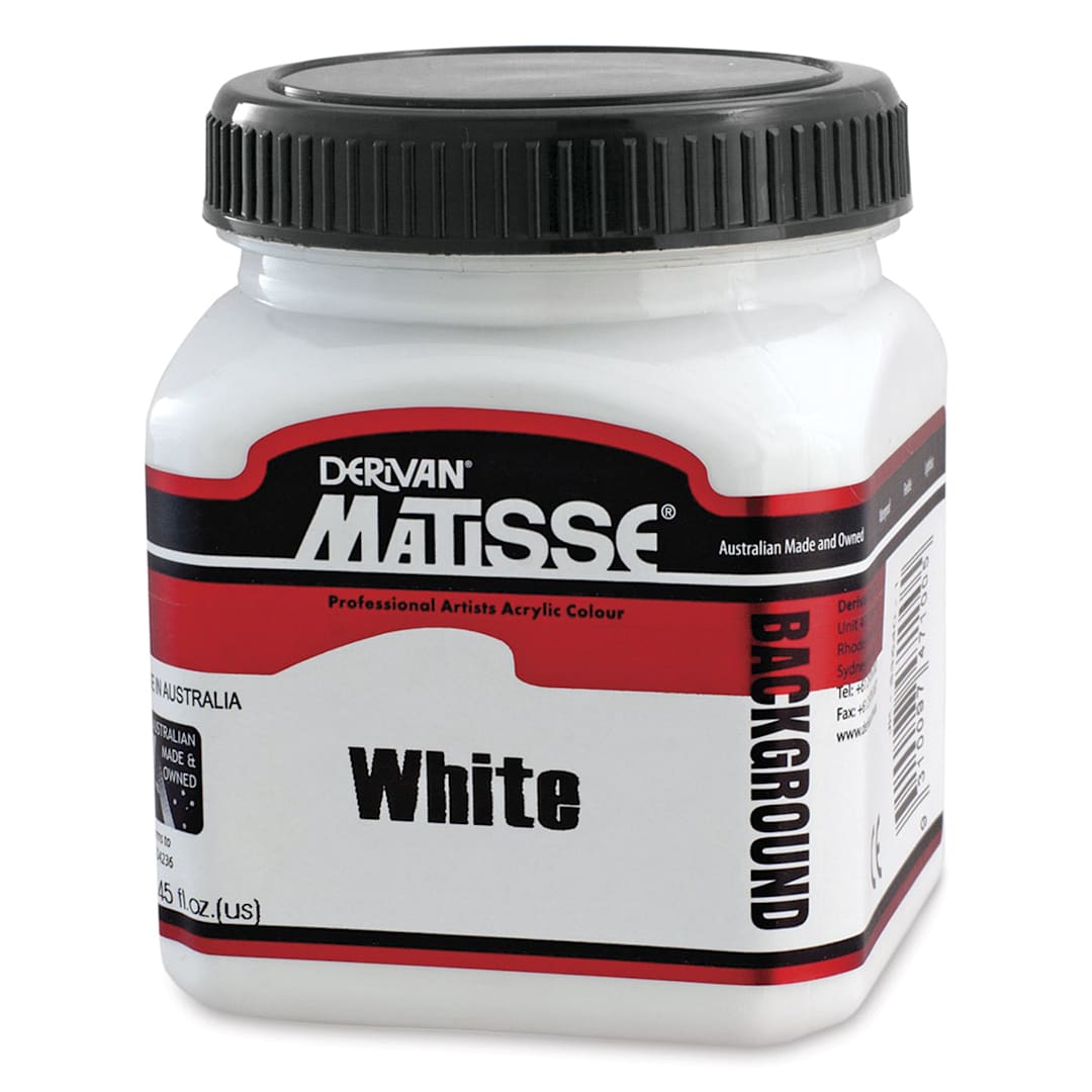 Open in modal - Matisse Background Colors Acrylic Paint - White, 250 ml