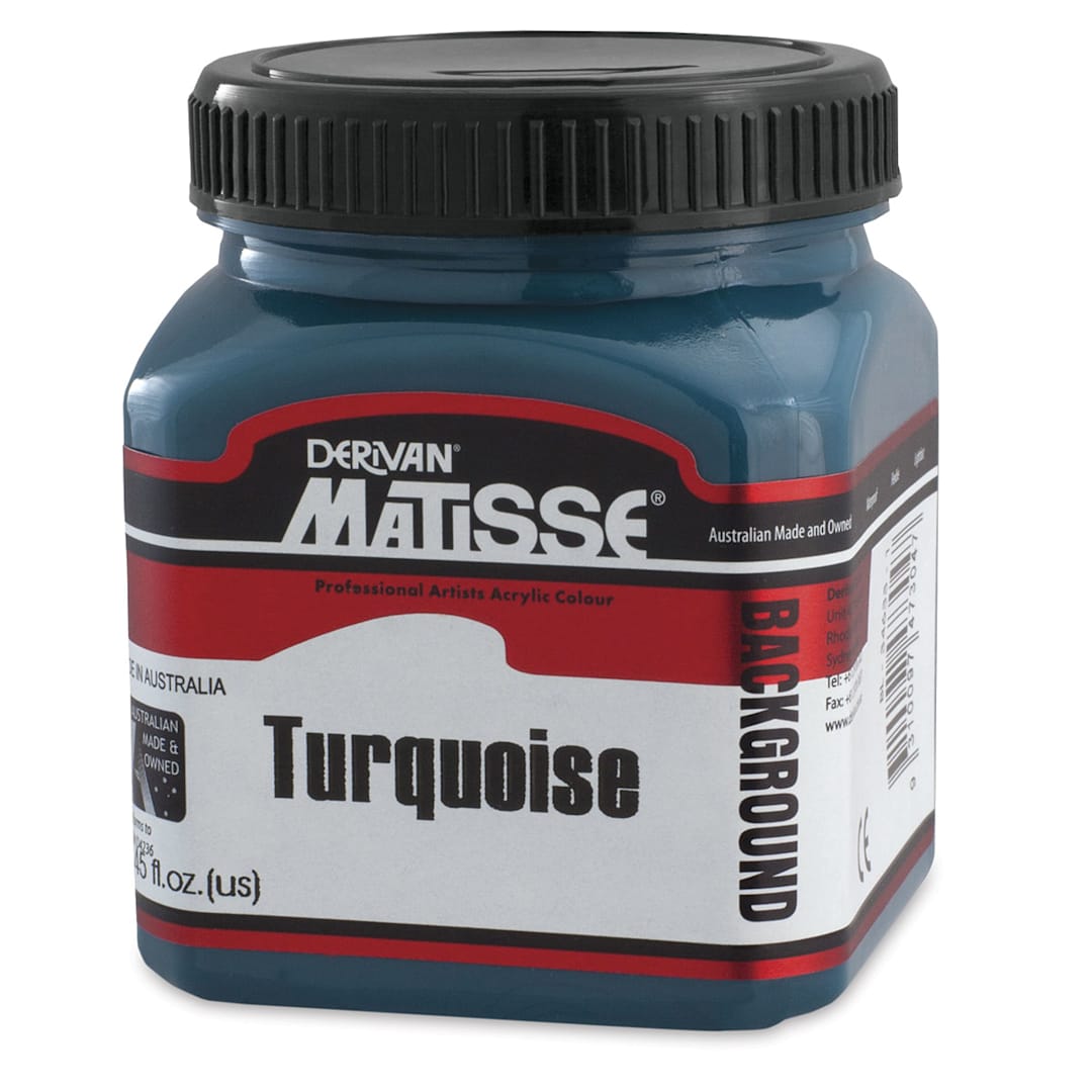 Open in modal - Matisse Background Colors Acrylic Paint - Turquoise, 250 ml
