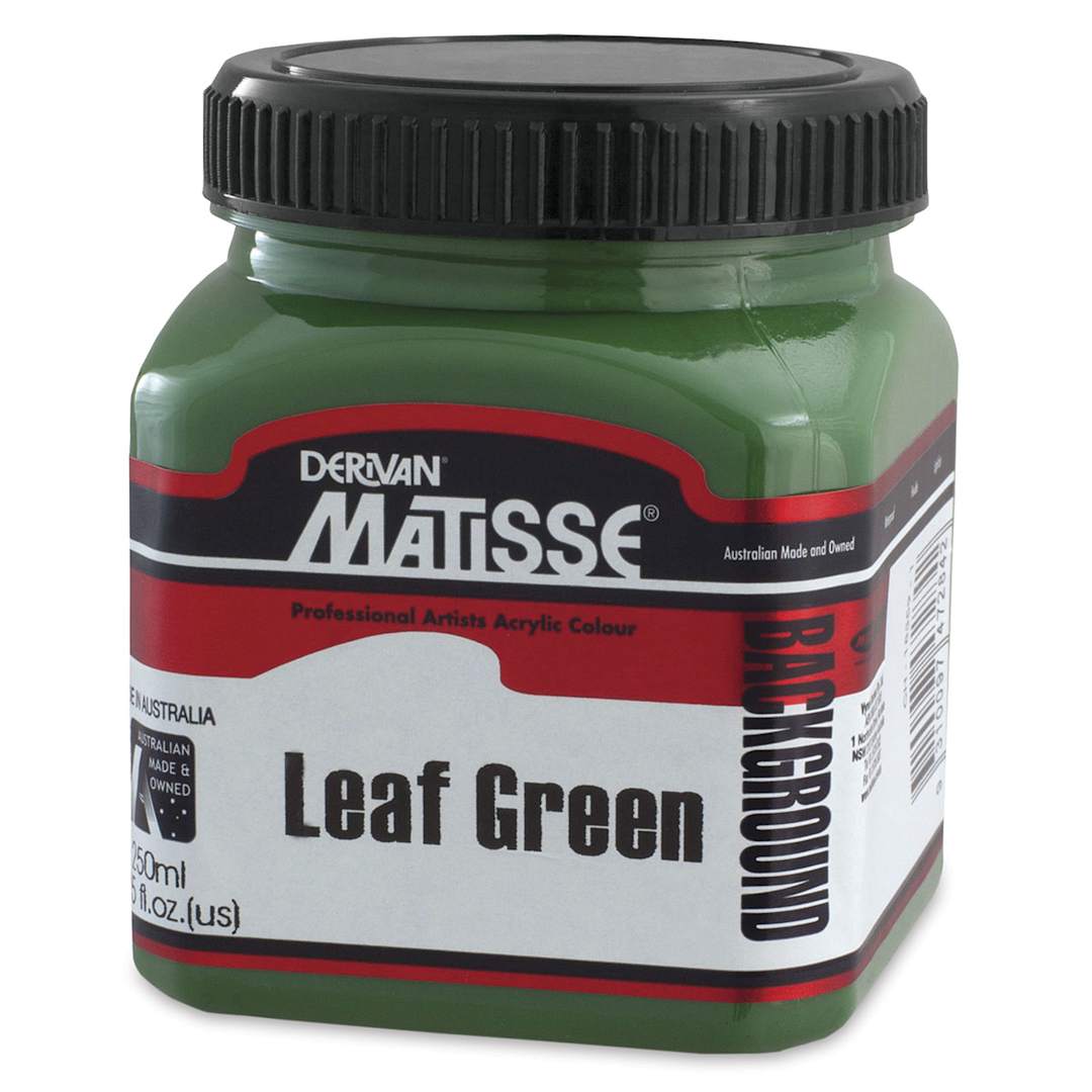 Open in modal - Matisse Background Colors Acrylic Paint - Leaf Green, 250 ml