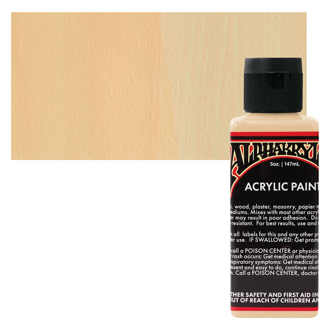Open in modal - Alpha6 Alphakrylic Acrylic Paint - Orange Sherbet, 5 oz bottle and swatch