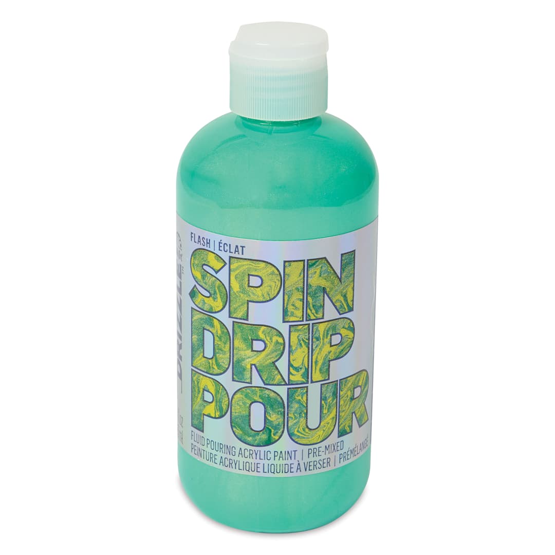 Open in modal - FolkArt Drizzle Acrylic Pouring Paint - Lucky Flash Color Shift, 9 oz