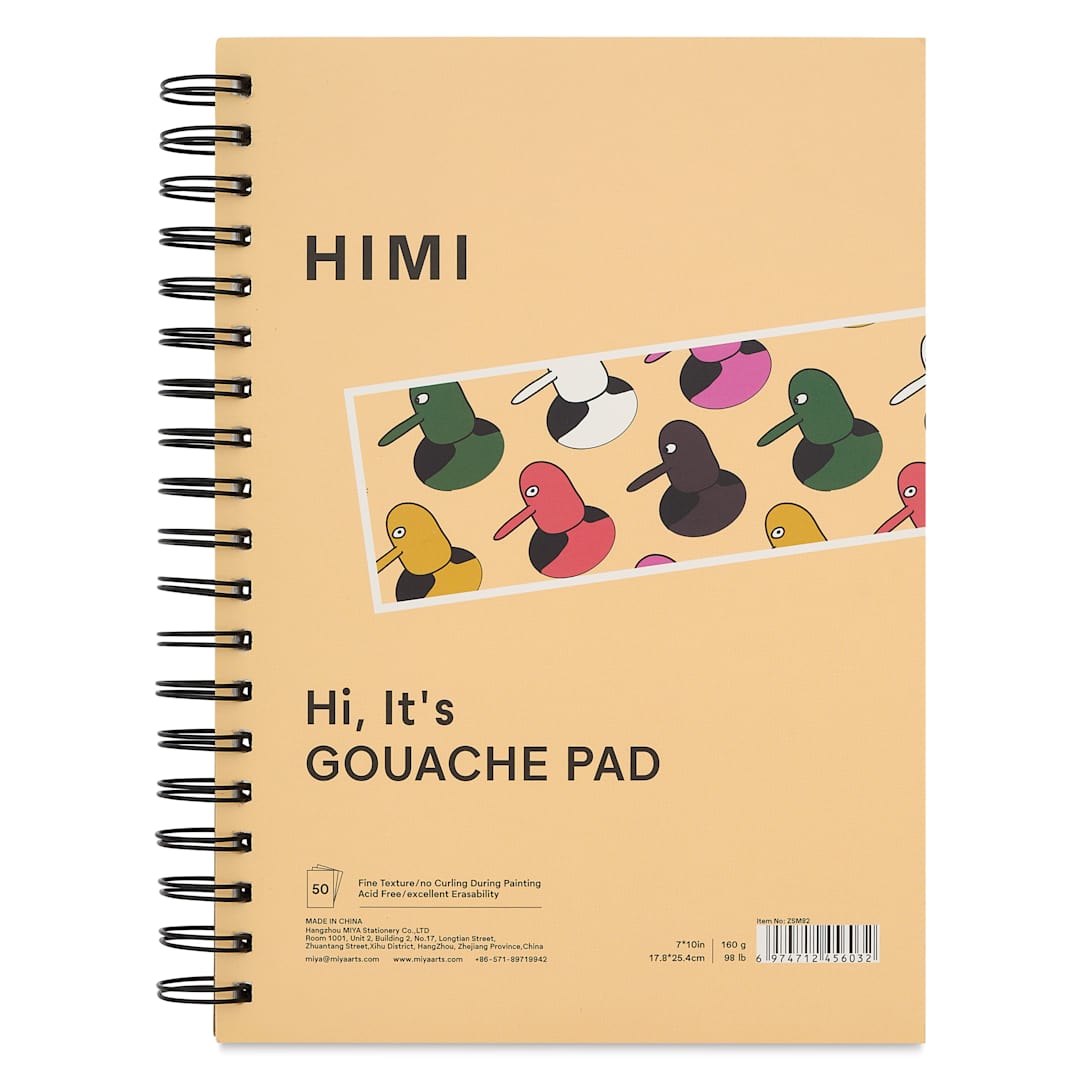 Open in modal - Himi Gouache Paper Pad - 7" x 10", Cartoon