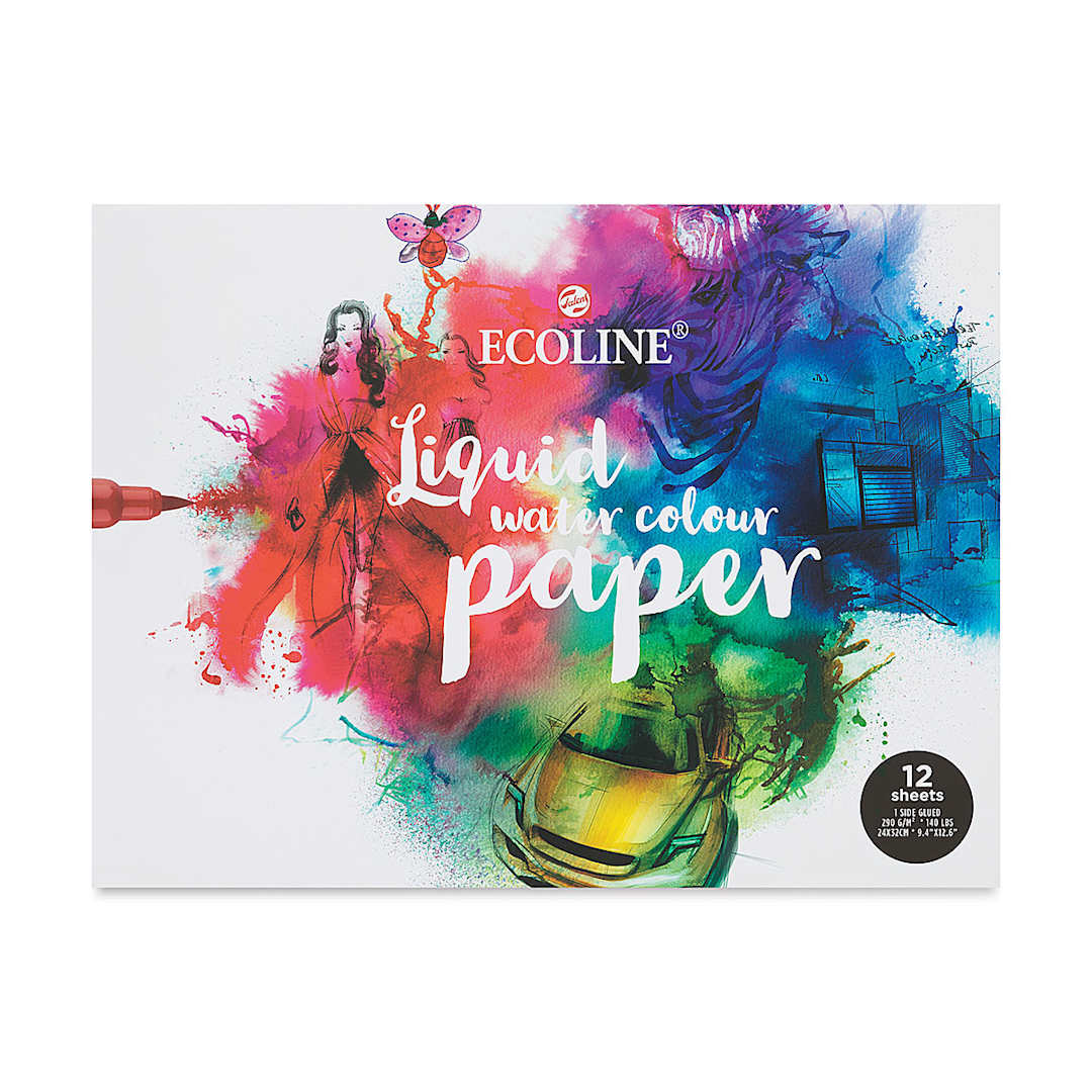 Open in modal - Ecoline Watercolor Paper Pad, front cover