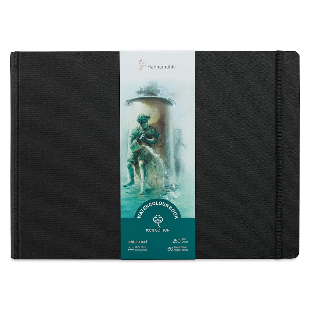 Open in modal - Hahnemühle Watercolor Book - 11.7" x 8.3", A4, 60 Pages, Landscape