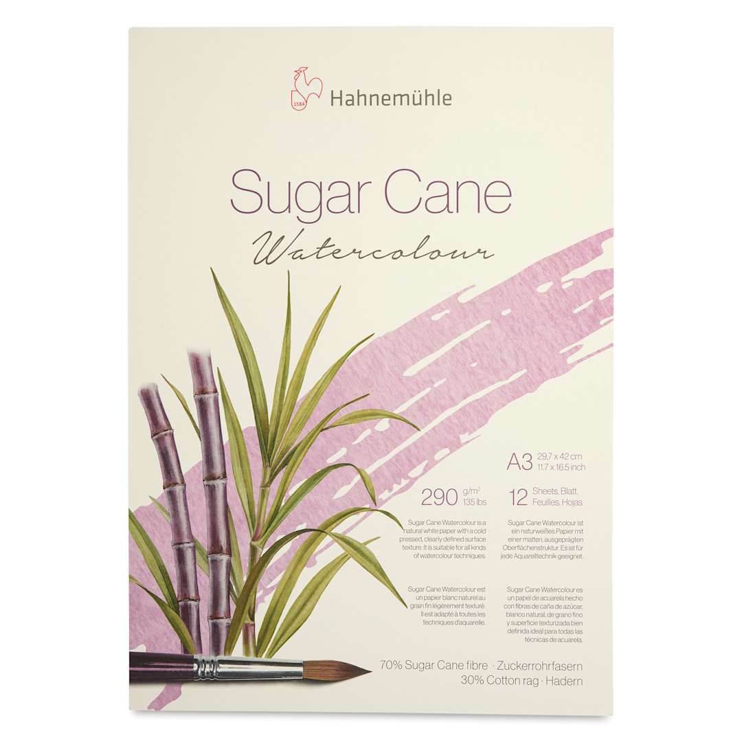 Open in modal - Hahnemühle Sugar Cane Watercolor Block - 11.7" x 16.5", front cover