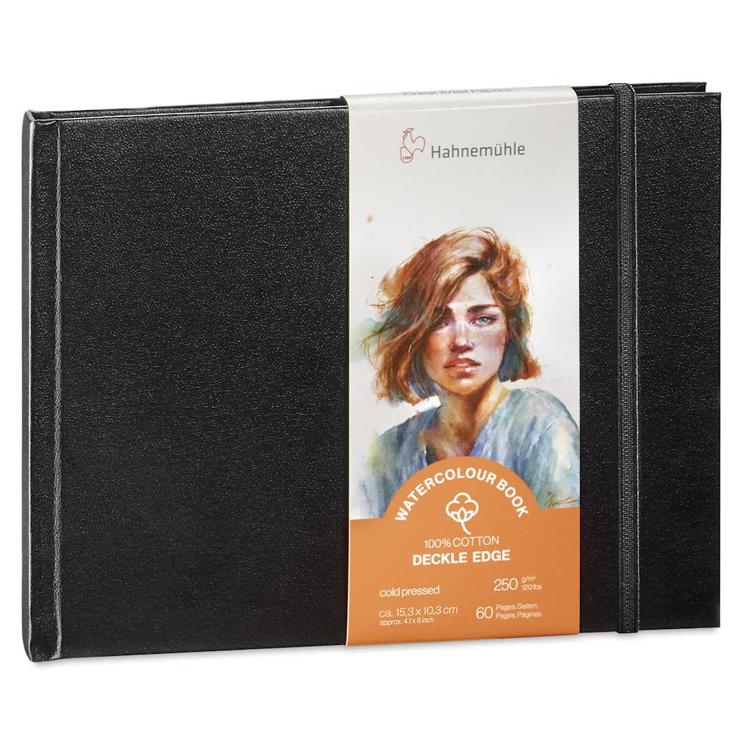 Open in modal - Hahnemühle Deckle Edge Watercolor Journal - 4.1" x 5.8", Landscape