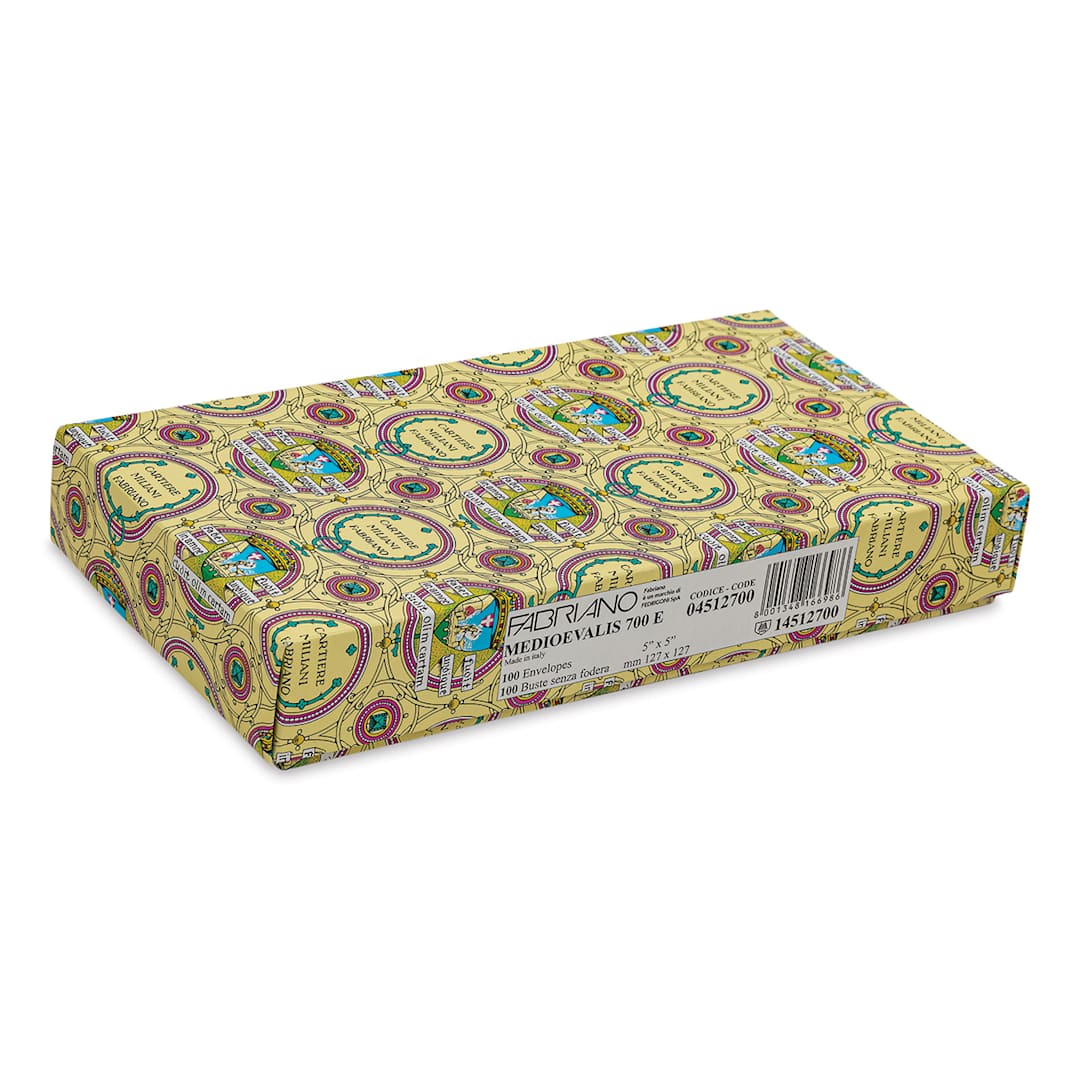 Open in modal - Fabriano Medioevalis Square Envelopes - 5" x 5", Box of 100