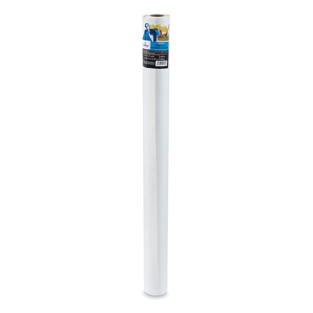 Open in modal - Canson Montval Watercolor Paper  - 48" x 5 yds, Natural White, Cold Press, Roll