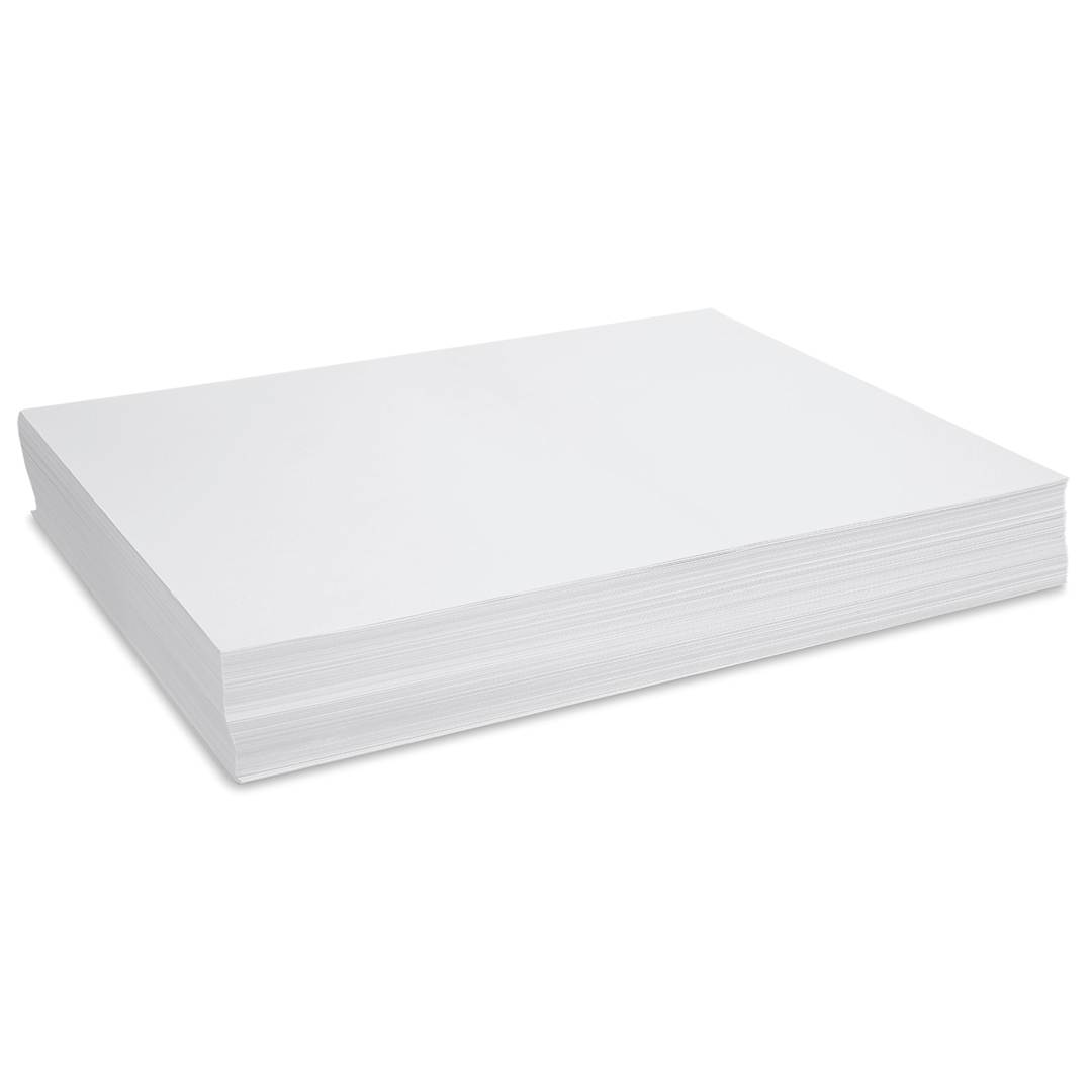 Open in modal - Blick Sulphite 60 lb Drawing Papers - 18" x 24", White, 500 Sheets