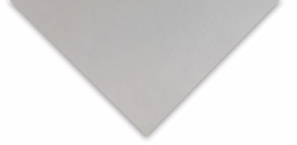 Open in modal - Pacon Gray Bogus Drawing Paper - Closeup of corner showing color and texture
