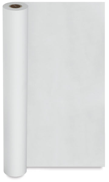 Open in modal - Pacon Easel Paper Rolls - Roll standing upright and slightly unrolled