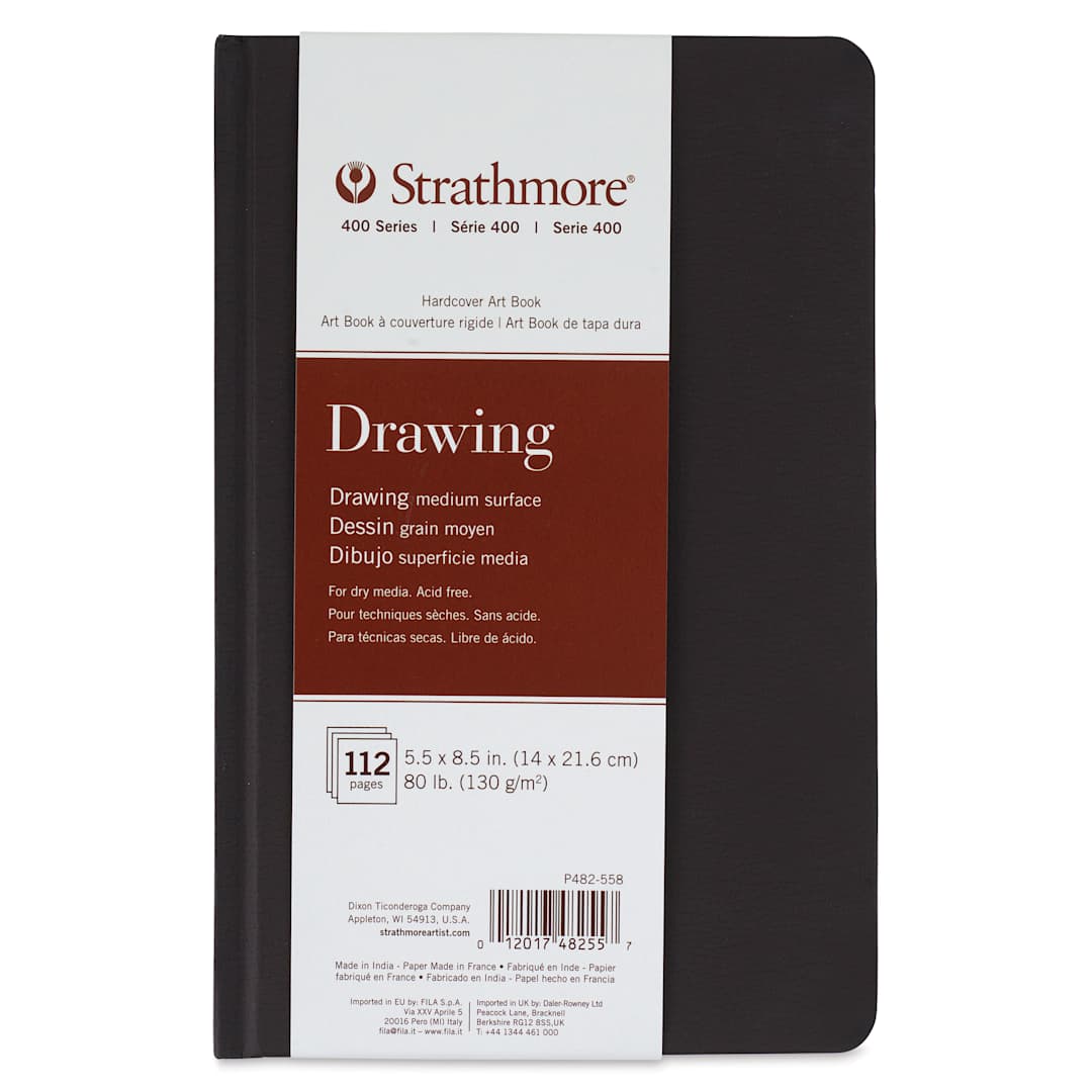 Open in modal - Strathmore 400 Series Drawing Hardcover Hardbound Art Book - 5-1/2" x 8-1/2"