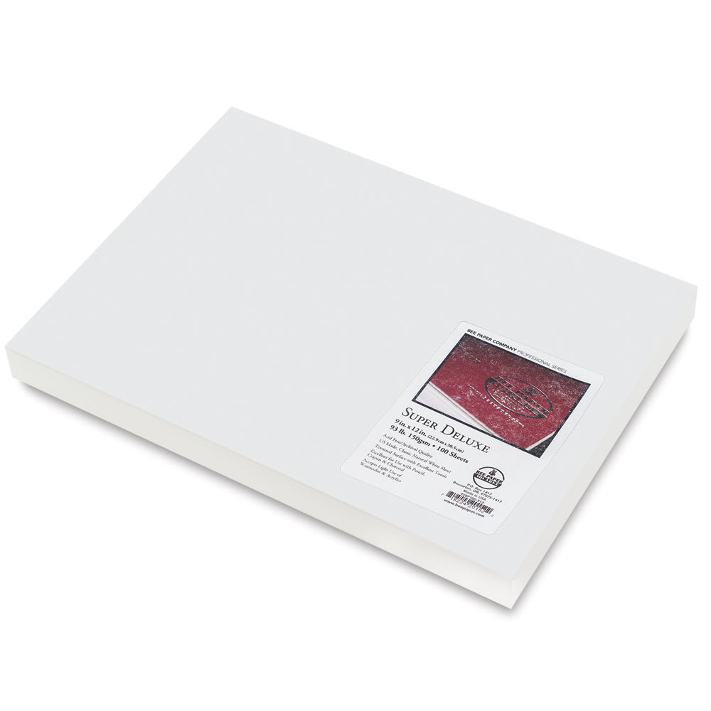 Open in modal - Bee Paper Super Deluxe Sketch Paper - right angle, shown in package