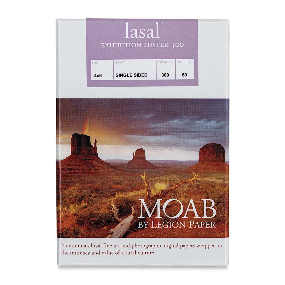 Open in modal - Legion Moab Lasal Photo Paper - 4" x 6", Lustre, Pkg of 50