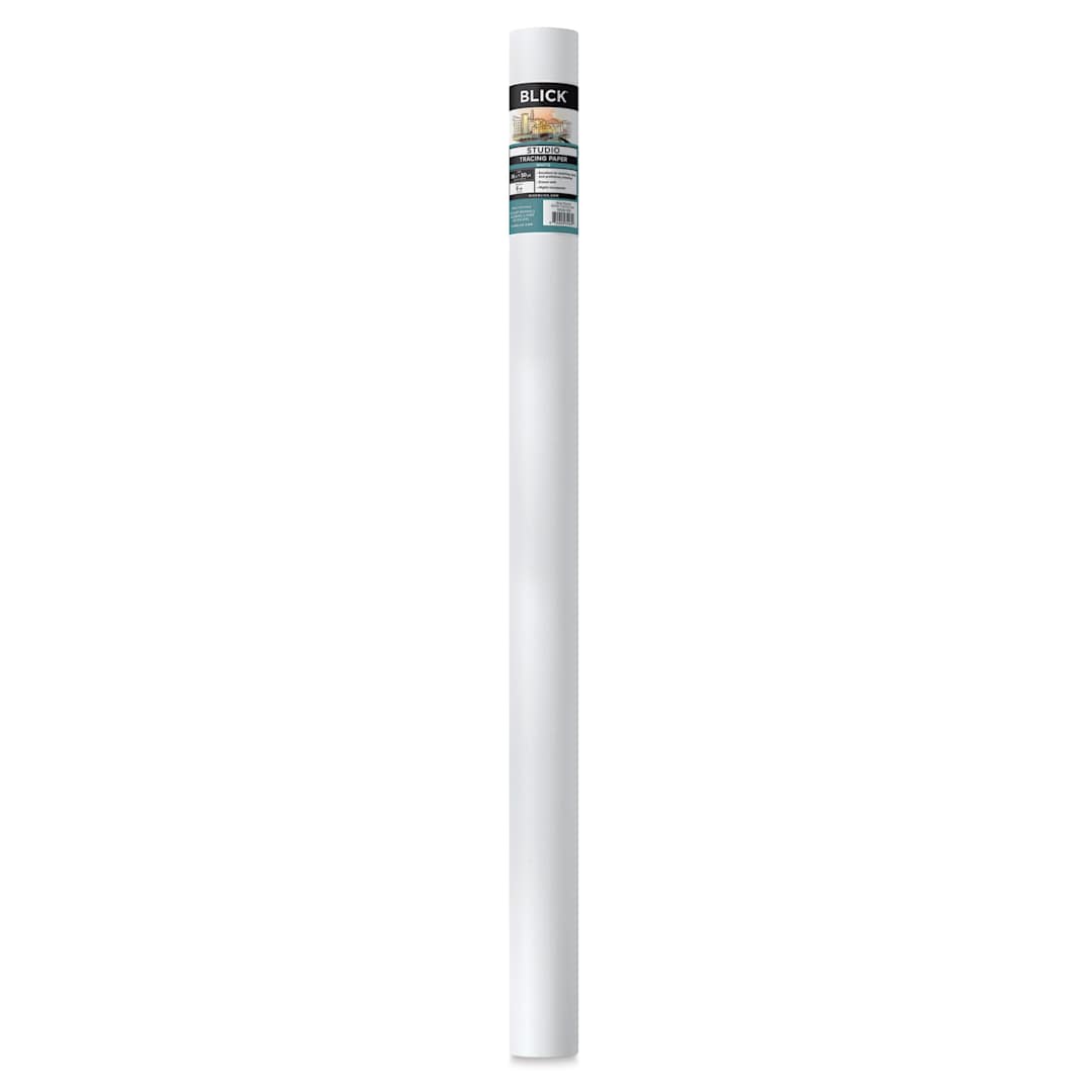 Open in modal - Blick Studio Tracing Paper Roll - 36" x 50 yds, White