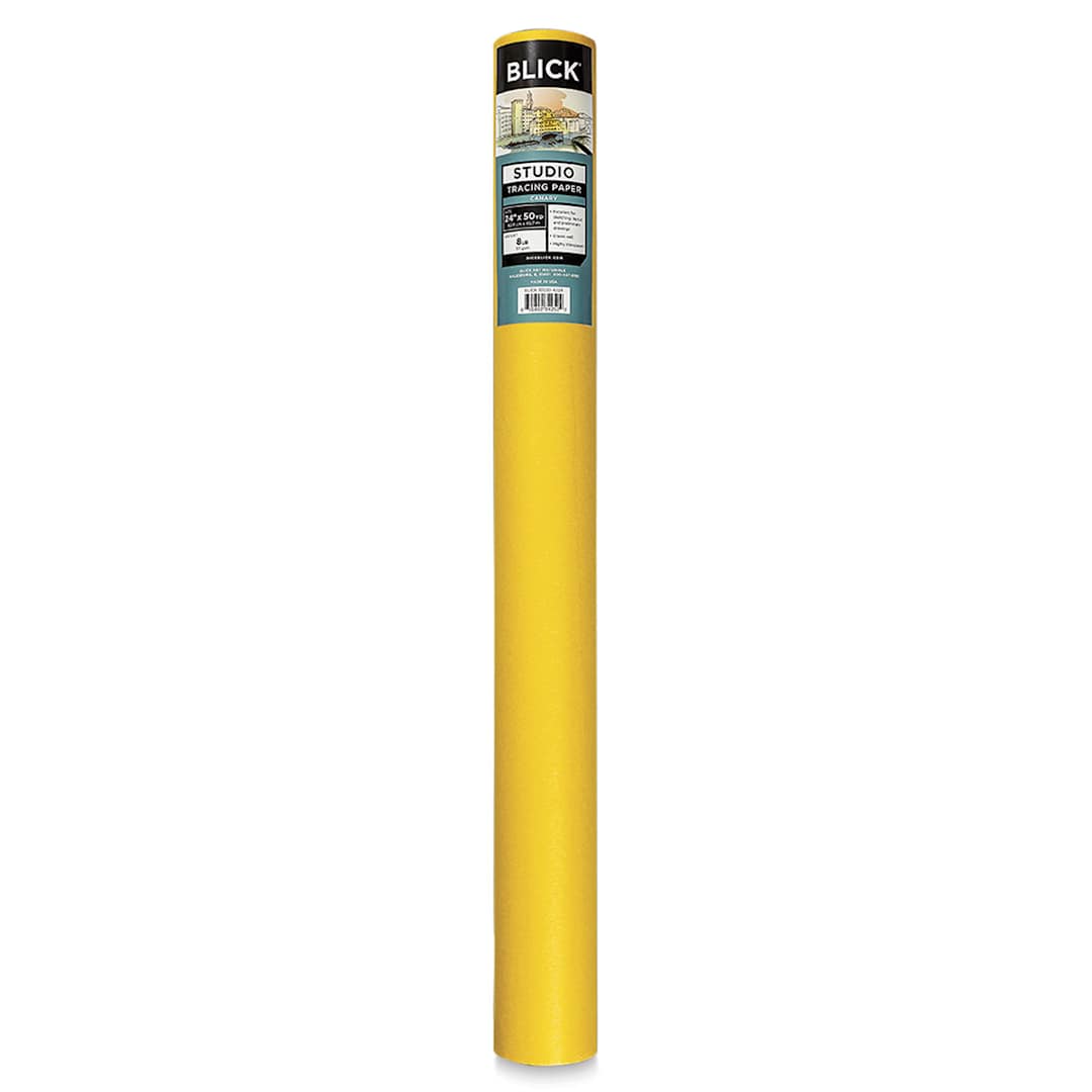 Open in modal - Blick Studio Tracing Paper Roll - 24" x 50 yds, Canary