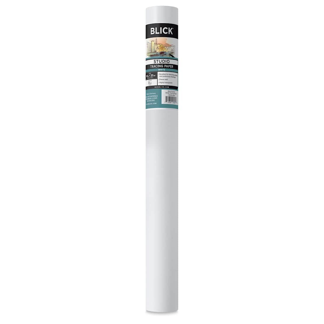 Open in modal - Blick Studio Tracing Paper Roll - 18" x 20 yds, White