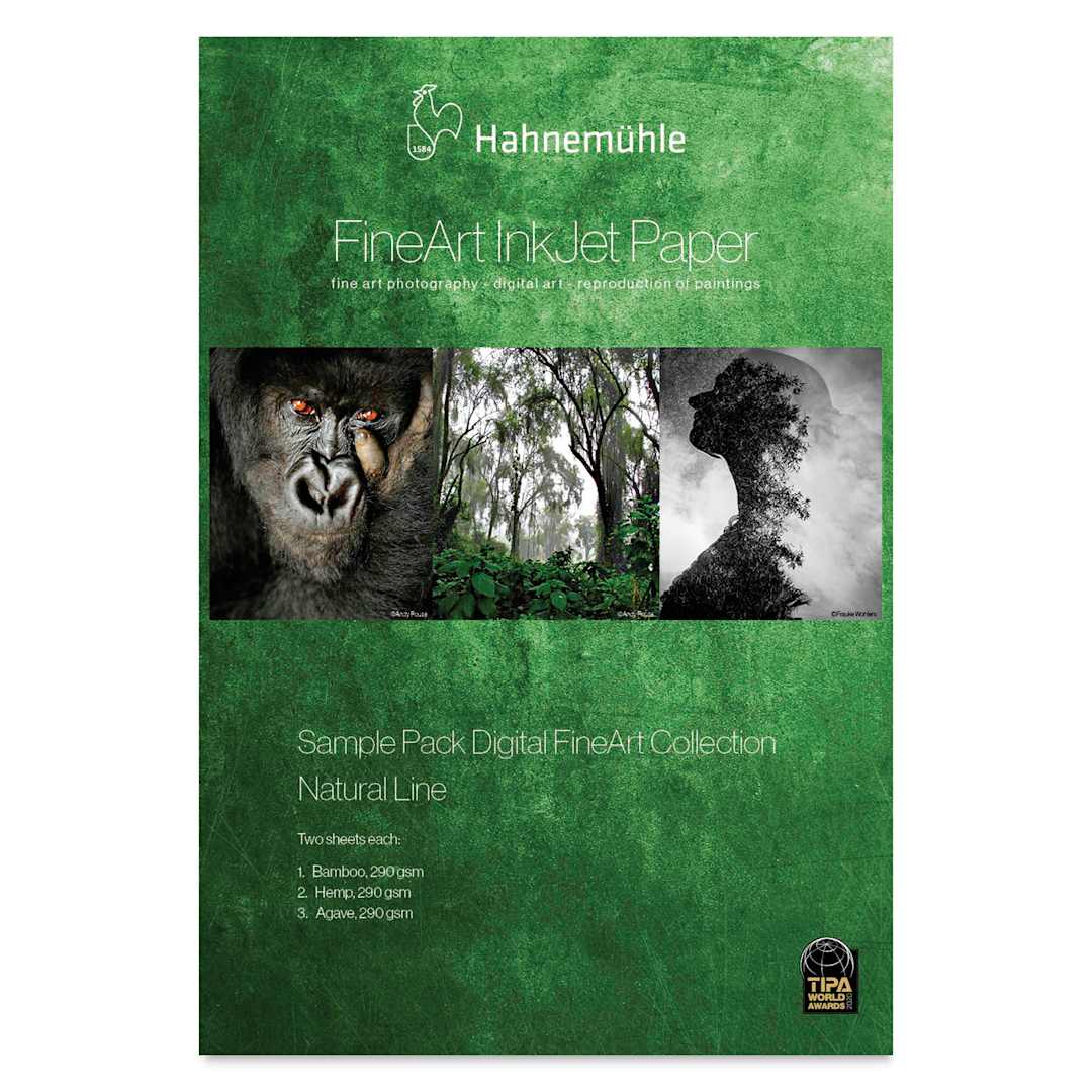 Open in modal - Hahnemühle Natural Line FineArt Inkjet Paper Sample Pack - 13" x 19", Pkg of 6 (Front of packaging)