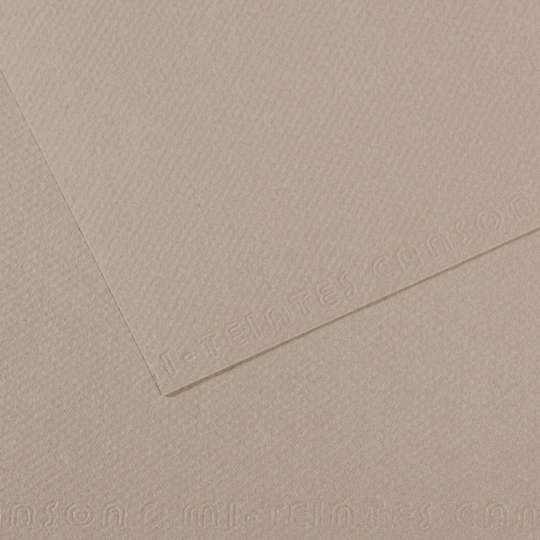 Open in modal - Canson Mi-Teintes Drawing Papers - 8-1/2" x 11", Flannel Gray, 25 Sheets