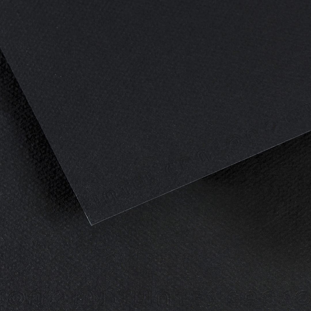 Open in modal - Canson Mi-Teintes Drawing Papers - 8-1/2" x 11", Black, 25 Sheets