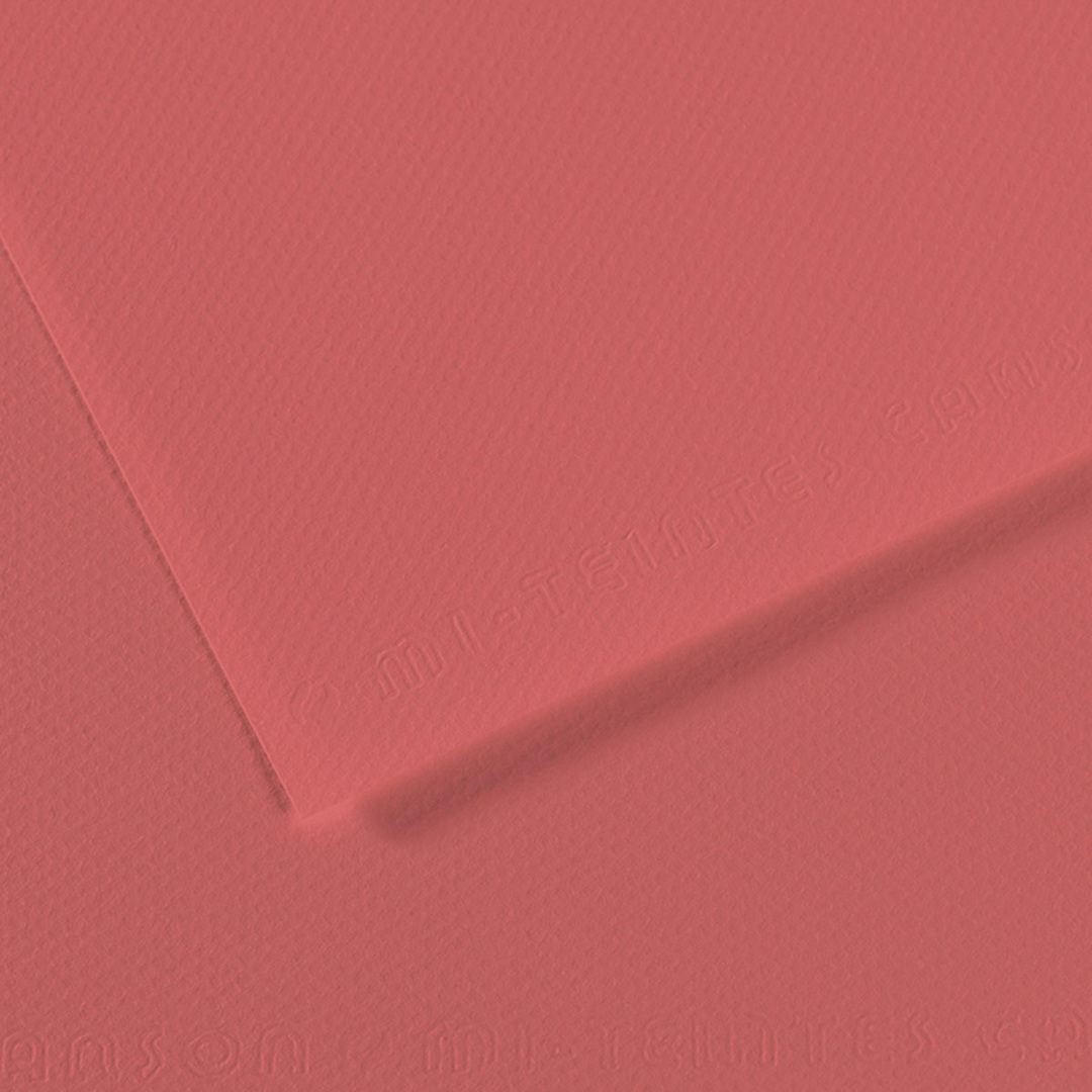 Open in modal - Canson Mi-Teintes Drawing Papers - 8-1/2" x 11", Venetian Pink, Pkg of 25 Sheets