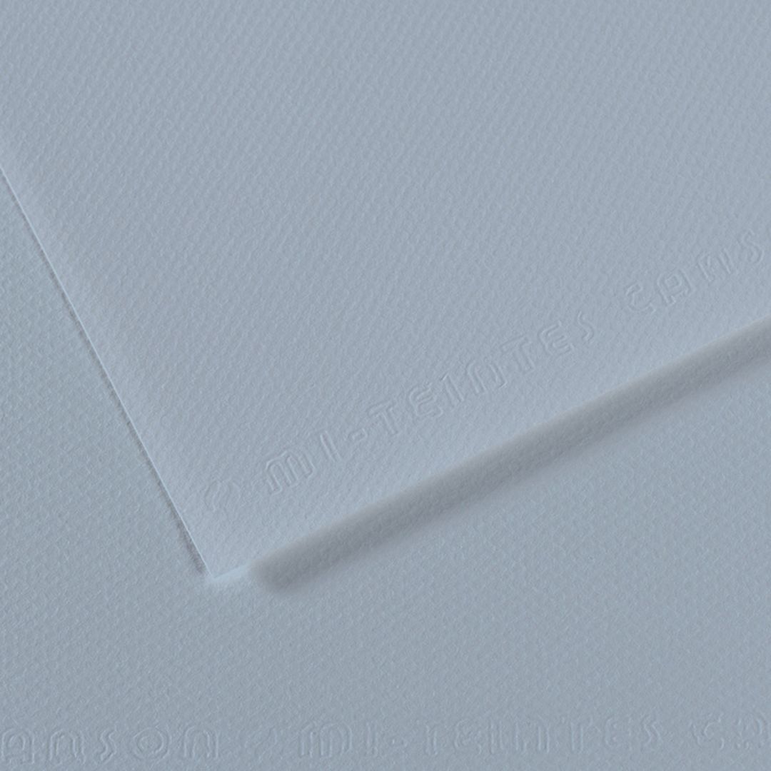 Open in modal - Canson Mi-Teintes Drawing Paper - 19" x 25", Steel Blue, Single Sheet
