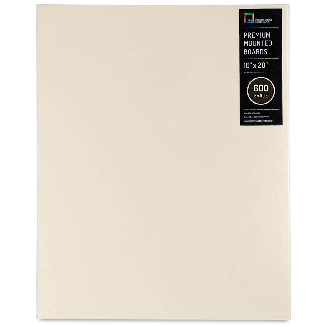 Open in modal - UArt Premium Sanded Pastel Paper Board - 16" x 20", Neutral, 600 Grit